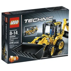 Mini chargeuse-pelleteuse LEGO Technic 42004 pas cher