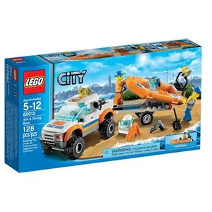 LEGO City 60012 - Véhicule 4x4 et bateau de plongée pas cher