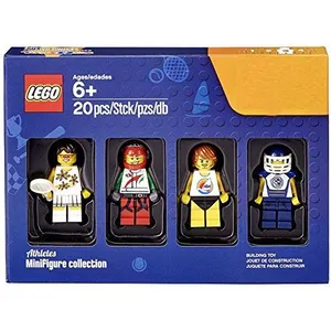 Ensemble de figurines d'athlètes LEGO Bricktober (joueur de tennis, pi... pas cher