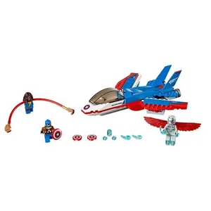 LEGO Marvel Super Heroes 76076 - Captain America Jet Pursuit pas cher