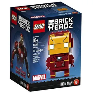 Kit de construction LEGO BrickHeadz Iron Man 41590 pas cher