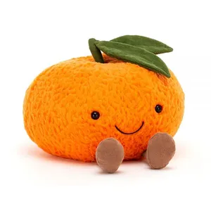 Peluche - JELLYCAT - A6CLEM - Amuseable Clementine - Petit format - Orange pas cher