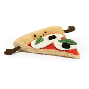 Jellycat Amuseable Slice of Pizza - L: 23 cm x l: 19 cm x h: 5 cm pas cher