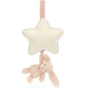 Jellycat Peluche musicale Bashful Lapin Blush (30 cm) pas cher