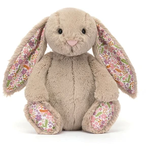 Jellycat Peluche Bashful Lapin en fleurs Beige (18 cm) pas cher