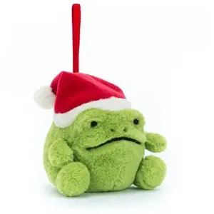 Jellycat Ricky la grenouille de Noël à suspendre (8 cm) pas cher