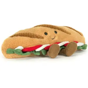 Jellycat Peluche Amuseable Caprese la baguette (12 cm) pas cher