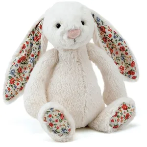 JellyCat Peluche Lapin Crème Blossom Bashful 18 Cm Jellycat pas cher