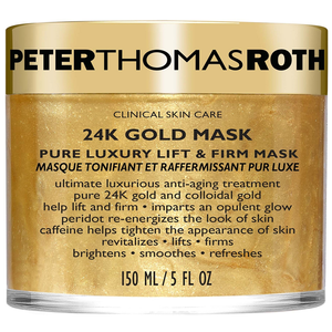 Comparateur de prix : Peter Thomas Roth 24K Gold Pure Luxury Lift & Firm Masque visage 1000 ml