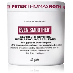 Peter Thomas Roth EVEN SMOOTHER Glycolic Retinol Resurfacing Peel Pads Gommage visage 1 art.Vendu parnotino