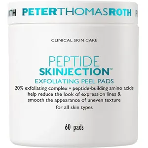 Comparateur de prix : Peter Thomas Roth Peptide Skinjection Exfoliating Peel Pads Cotons dé...