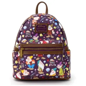 Loungefly Disney Snow White and the Seven Dwarfs AOP Mini Backpack pas cher