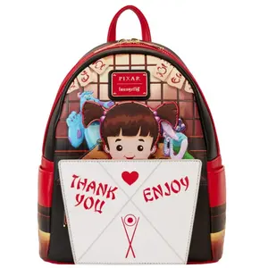Sac à dos - LOUNGEFLY - Mini Monstres & Cie - Rouge - Adulte - Mixte pas cher