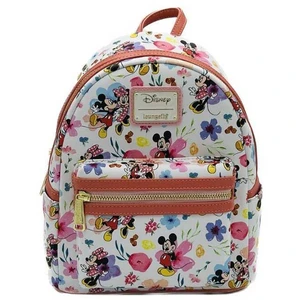 Loungefly Mini Sac à Dos Minnie à Fleurs Mickey pas cher