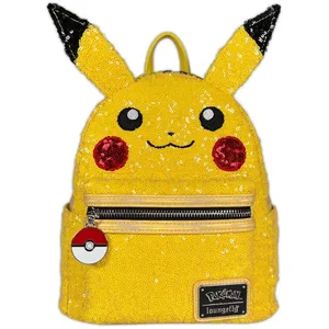 Petit Sac à dos scolaire Funko World Games Loungefly Pokémon Sequin Pi... pas cher