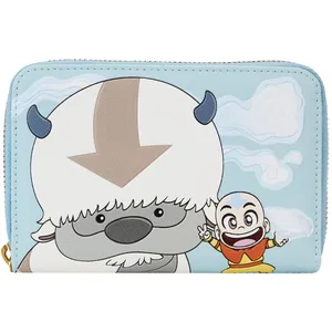 Portefeuille - LOUNGEFLY - Avatar The Last Airbender - Aang Appa Momo - Bleu - Unisexe pas cher