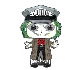 Pin's Beetlejuice FUNKO POP! - Grande taille en émail noir pas cher