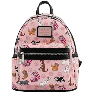 MINI SAC A DOS CATS PAW AOP / DISNEY / LOUNGEFLY pas cher