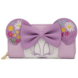 PORTEFEUILLE MINNIE HOLDING FLOWERS / MICKEY MOUSE / LOUNGEFLY pas cher