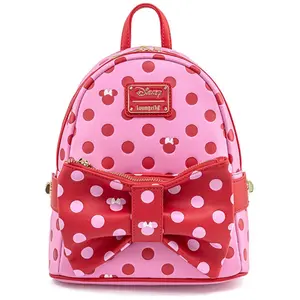 MINI SAC DOS MINNIE PINK BOW / MICKEY MOUSE / LOUNGEFLY pas cher