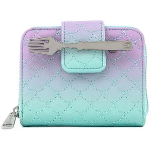 PORTEFEUILLE PETITE SIRENE OMBRE SCALES / LA PETITE SIRENE / LOUNGEFLY pas cher