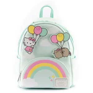 Loungefly MINI SAC A DOS HELLO KITTY AND PUSHEEN BALLOONS AND RAINBOW ... pas cher