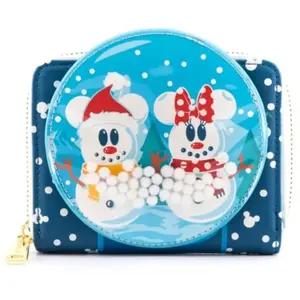 Comparateur de prix : Loungefly Disney by Porte-Monnaie Snowman Minnie & Mickey Snow Globe