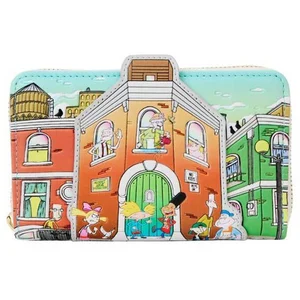 Loungefly Nickelodeon Hey Arnold! Sunset Arms Boarding House Portefeuille zippé, multicolore, One SizeVendu paramazon