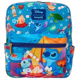 Loungefly Disney by sac à dos Mini Lilo and Stitch Camping Cuties AOP