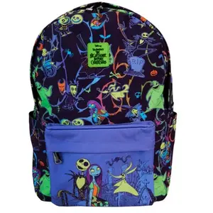 DISNEY - L'ÉTRANGE NOËL DE MONSIEUR JACK - SAC À DOS NYLON LOUNGEFLY W