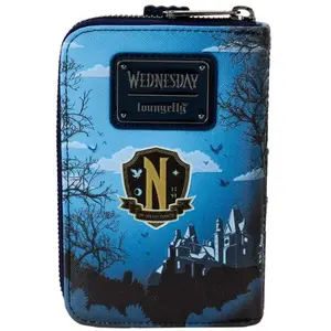 Loungefly MGM Mercredi Nevermore Castle Portefeuille zippéVendu paramazon