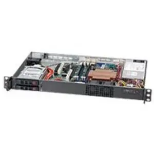 Comparateur de prix : Supermicro SuperChassis 510T-203B Support Noir 200 W