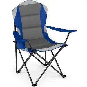 CostwayChaise Pliante Camping Fauteuil Pliable d'Extérieur avec Porte ... pas cher