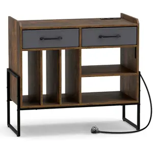 CostwaySupport pour Tourne-Disque avec Station de Charge 3 Compartimen... pas cher