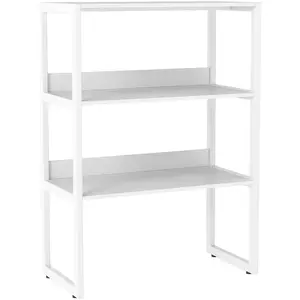 CostwayÉtagère de Rangement avec Pieds Réglables 2 Kits Anti-Basculeme... pas cher
