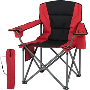 CostwayChaise de Camping Chaise Pliante Confortable avec Poche Isother... pas cher