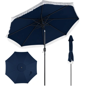 Costway270CM Parasol avec 8 Baleines Métalliques Toile Polyester Anti-... pas cher