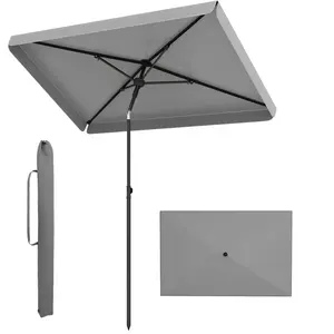 CostwayParasol Inclinable Rectangulaire 200 x 130 CM Parasol avec Incl...
