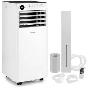 Climatiseur Mobile 7000 BTU 2kW Wifi 4 en 1 R290 COSTWAY-Refroidisseme...