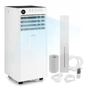 Climatiseur Mobile 9000 BTU 25kW Wifi 4 en 1 R290 COSTWAY-Refroidissem...