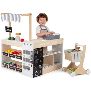 CostwayJeu Magasin d'Alimentation pour Enfants Supermarché Jeu de Rôle... pas cher