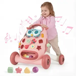 CostwayTrotteur Montessori pour Bébés Jouet Éducatif avec Lecteur Oval... pas cher