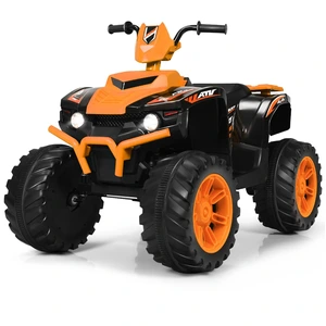 CostwayQuad Électrique 12V pour Enfants 3-7 Ans avec Lumière Musiques ... pas cher