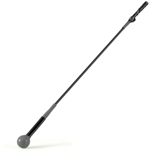 CostwayEntraîneur pour Swing de Golf Bâton d'Entraînement pour l'Échauffement avec Tête Lestée pour la Prise en Main pour Jeunes 120cm Noir