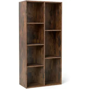 Costway Étagère à 7 Cubes Bibliothèque Indépendante Verticale ou Horiz... pas cher