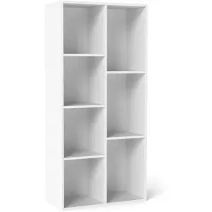 Costway Étagère à 7 Cubes Bibliothèque Indépendante Verticale ou Horiz... pas cher