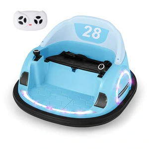 CostwayAuto-tamponneuse pour Enfants Jouet Électrique 12V à Enfourcher...
