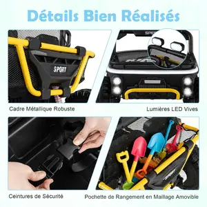 Costway24V Voiture Électrique pour Enfants Véhicule Électrique à 2 Pla...Vendu parcostway