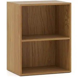 Costway Bibliothèque à 2 Cubes Ouverts Meuble de Rangement à 3 Niveaux... pas cher