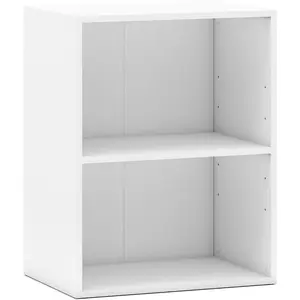 Costway Bibliothèque à 2 Cubes Ouverts Meuble de Rangement à 3 Niveaux... pas cher